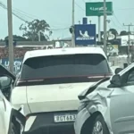 Engavetamento com quatro veículos é registrado em Arapiraca
