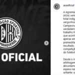 ASA critica arbitragem e pede anulação da final do Alagoano