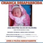 Bebê sequestrada em Alagoas é incluída no sistema internacional Amber Alert