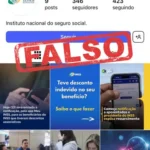INSS alerta população sobre perfil falso em rede social