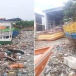 Pescador denuncia lixo acumulado e falta de limpeza no Jaraguá