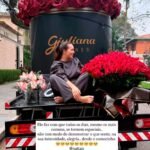 Rafa Kalimann é surpreendida por Nattan com caminhão de flores avaliado em R$ 2,1 mil