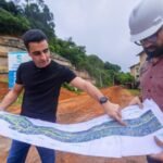 JHC visita obras de pavimentação e drenagem no Vale do Reginaldo