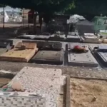 Homem é preso furtando objetos de bronze em cemitério de Arapiraca; população se revolta