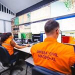 Defesa Civil de Maceió reforça equipes e monitoramento com previsão de chuvas para esta sexta-feira(13)