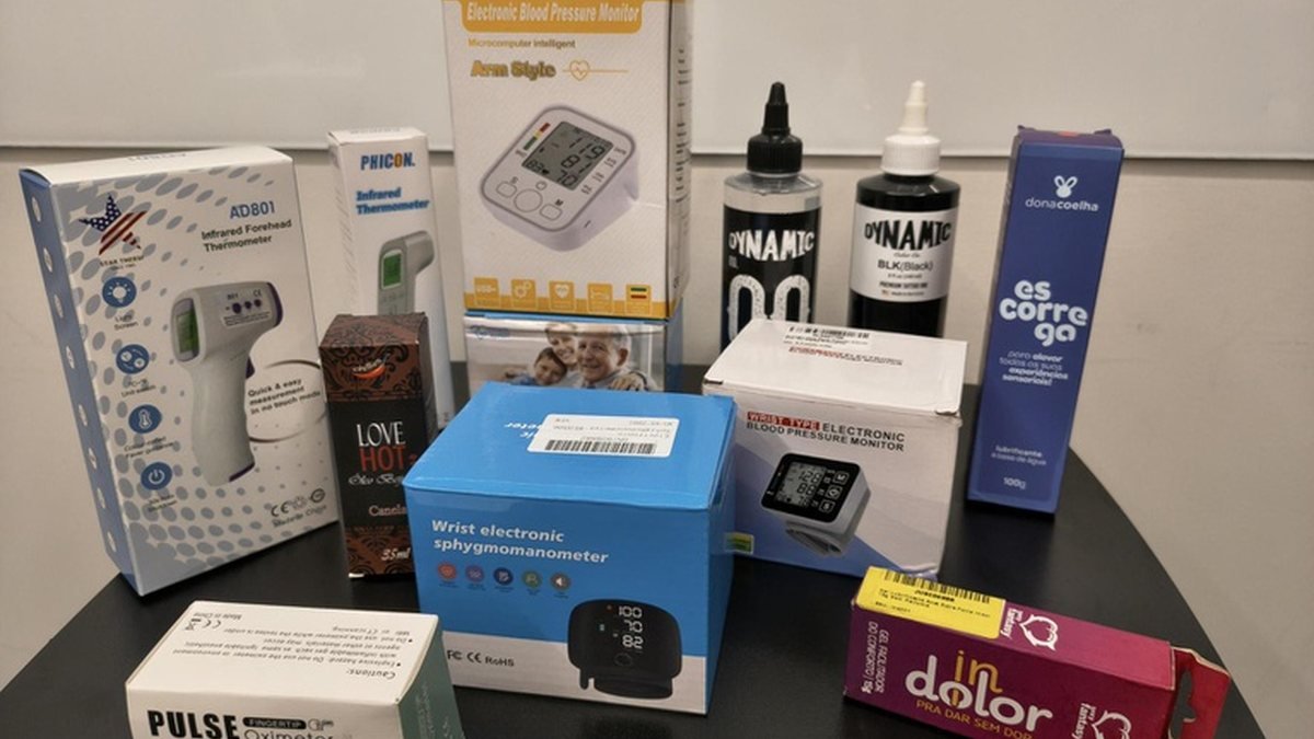 Anvisa apreende suplementos, cosméticos e equipamentos de saúde em galpão do Mercado Livre