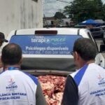 Vigilância Sanitária recolhe 120kg de carne estragada na feira do Tabuleiro