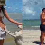 Jade Picon e André Lamoglia curtem Páscoa em Milagres e encantam seguidores