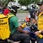 Blitz educativa com motociclistas marca início do Maio Amarelo em Maceió