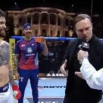 Alagoano Maurício Ruffy vence no UFC e pede companheira em casamento após luta