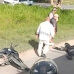 Dois policiais militares ficam feridos em acidente durante motopatrulhamento em Rio Largo