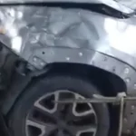 Caminhão, carro e moto se envolvem em acidente na Cidade Universitária, em Maceió