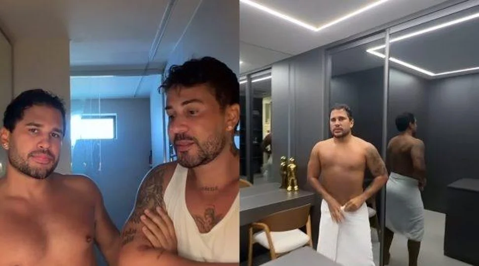 Carlinhos Maia visita Lucas Guimarães e mostra amizade após fim do casamento